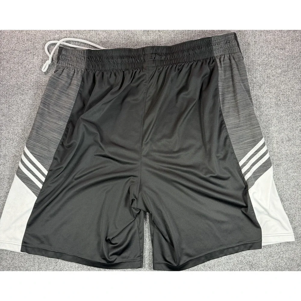 adidas Men's Athletic Shorts 3XL Big & Tall Colorblock Drawstring 10